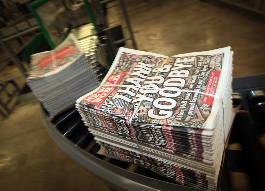 The News Of The World Newspaper Closes After 168 Years Following The Phone Hacking Allegations