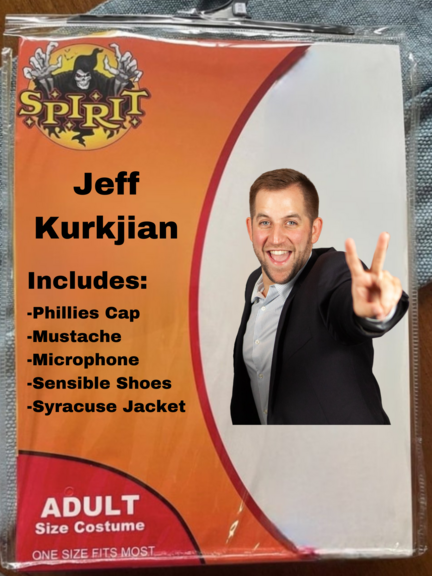 Jeff Kurkjian Spirit Halloween Costume meme