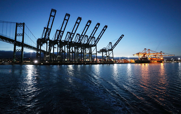 Shipping Traffic Slows Down At Southern California Ports Due To Worldwide Coronavirus Outbreak