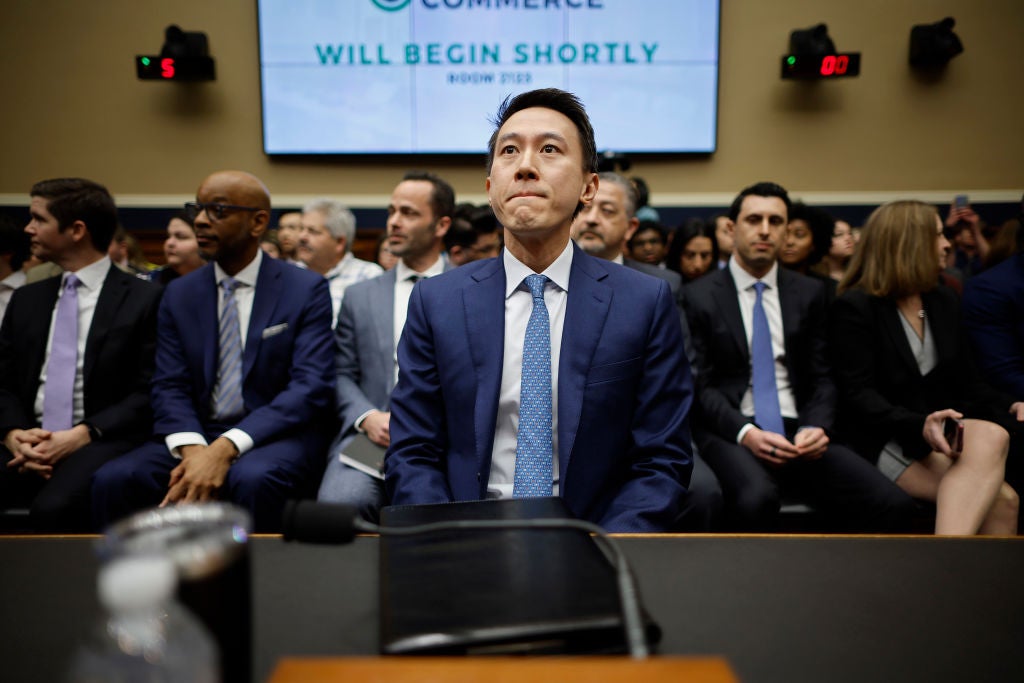 TikTok CEO Shou Zi Chew Testifies At U.S. House Hearing