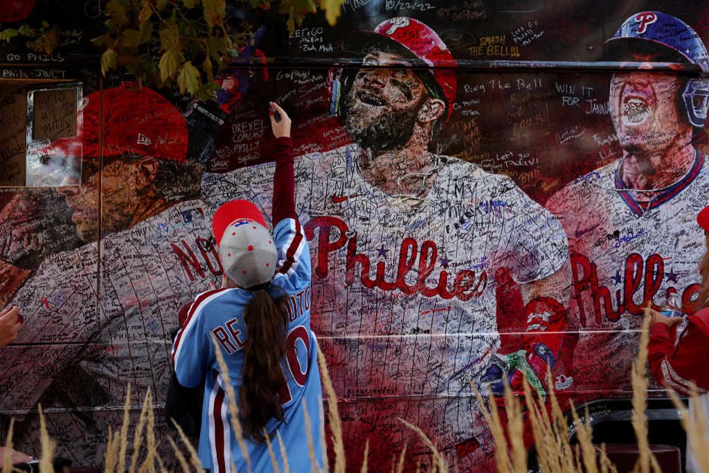 Philadelphia Phillies NLCS REDOCTOBER World Series MLB Baseball Poster Work  Art