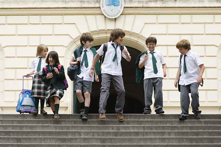 Children outside of school