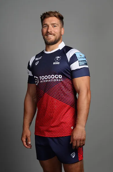 BRISTOL, ENGLAND - AUGUST 15: Nick Fenton-Wells of Bristol Bears poses for a portrait during the Bristol Bears squad photo call for the 2018-19 Gallagher Premiership Rugby season at Ashton Gate on August 15, 2018 in Bristol, England. (Photo by David Rogers/Getty Images)