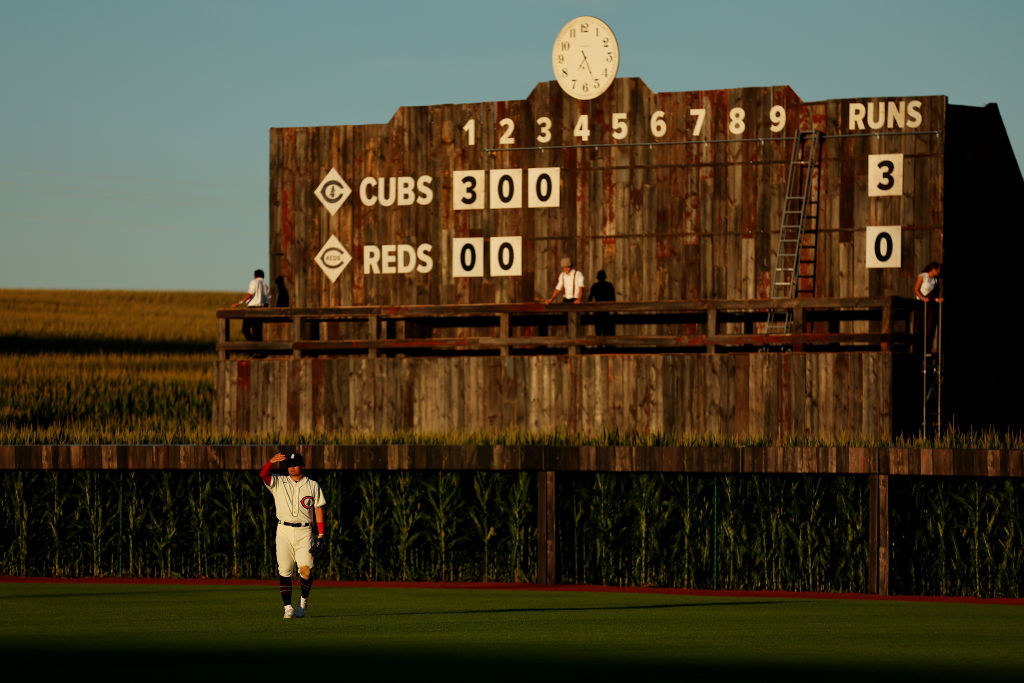 MLB at Field of Dreams: Chicago Cubs v Cincinnati Reds